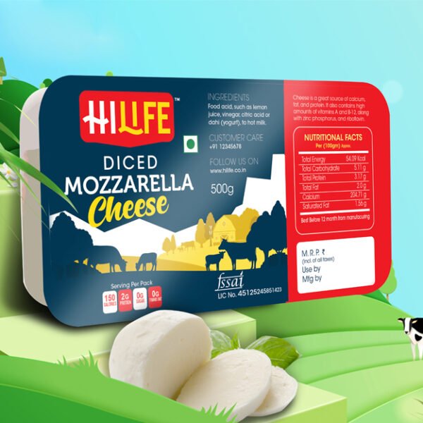 Diced Mozzarella Cheese